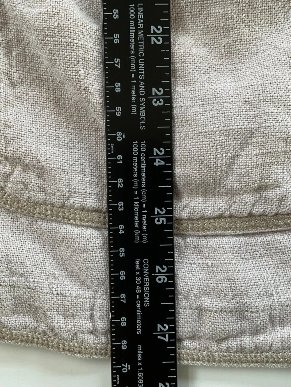 VTG Gap 100% Linen Button Up Jacket S Tan Utility Lagenlook Slouchy Chore Coat - Picture 5 of 9